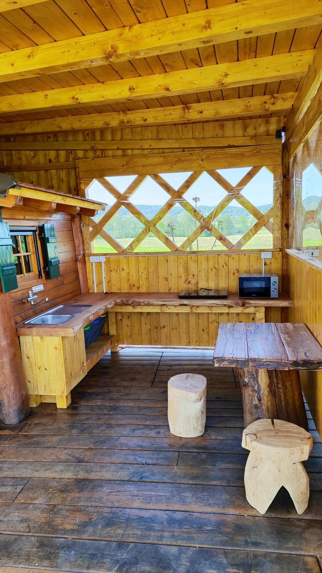 Unique Wooden Holiday House In Nature Lukovica pri Domzalah Экстерьер фото